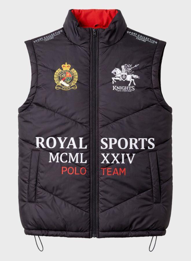 The Indian Garage Co Men Regular Fit Printed Round Neck Sleeveless Jacket - Image 3